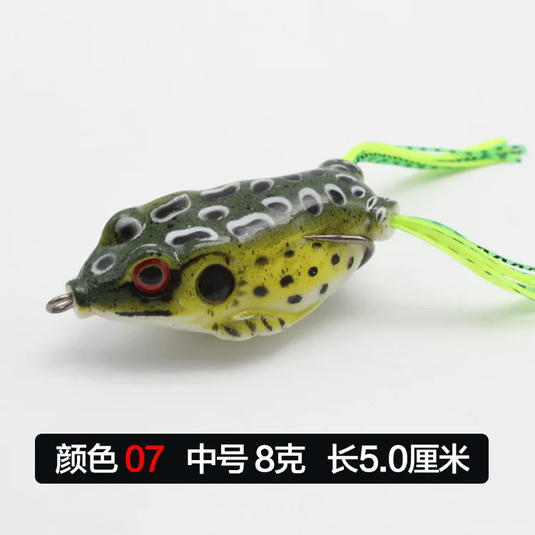 Модель Ray Frog двойной крючок с Barb Ray Frog Blackfish предназначен для уничтожения приманки