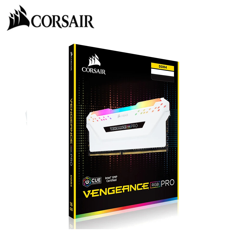 Модуль памяти CORSAIR Vengeance 16 Гб (2X8) RGB PRO двухканальный модуль DDR4 PC4 3000 МГц 3200 DIMM C16 C18