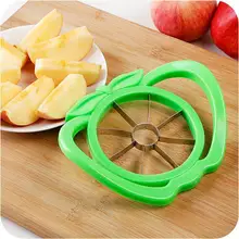 Apple slicer atualizado versão 8-blade grande apple corer aço inoxidável ultra-afiada cortador de maçã para suprimentos de corte de natal