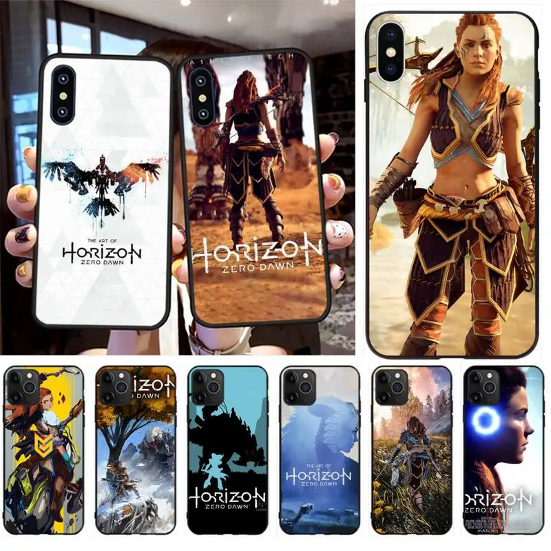 Чехол для телефона PENGHUWAN Game Horizon Zero Dawn черный мягкий чехол iPhone 11 pro XS MAX 8 7 6 6S Plus X 5S SE