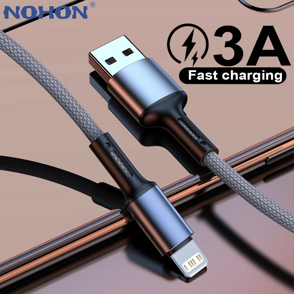 USB кабель 3A быстрой зарядки для iPhone 12 11 Pro X XR XS Max 5 6 s 5s 6s 7 8 Plus SE 2020 на айфон Apple iPad air