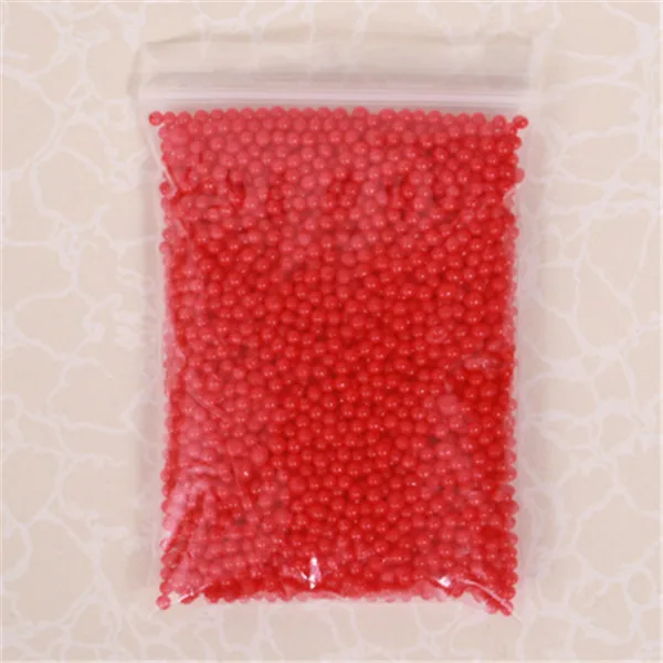100Pcs-red 100 шт, гидрогель в форме жемчуга, 10 г, Кристальные шарики для выращивания почвы, милые гидрогелевые Волшебные гелевые желейные шарики, морские детские украшения для дома - Цвет: 100Pcs-red
