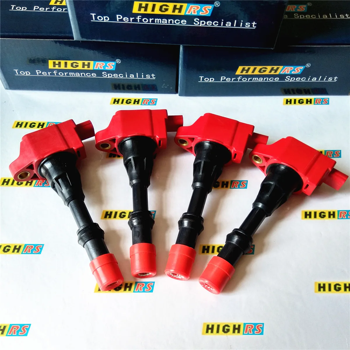 Set of 4 Ignition coil pack fit 2003 2004 2005 Honda Jazz GLI Civic FIT