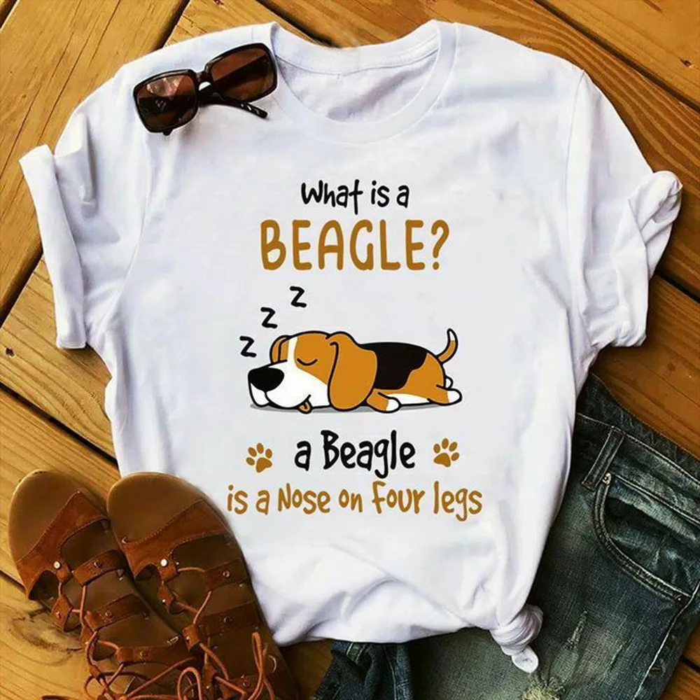 Beagle-это нос на четырех ногах-футболка брендовая модная футболка | Мужская одежда