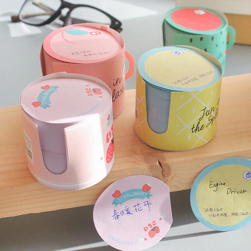 500 листов фея девичья чашки моделирование Блокнот N сообщения творческий стикер сообщений бумаги для заметок на клейкой основе, школьные принадлежности, Стикеры s r20