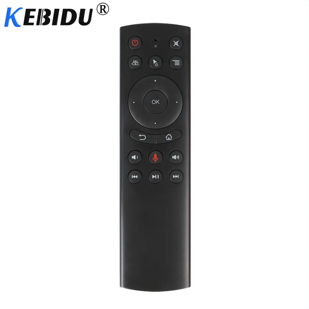 Kebidu G20S Air mouse G20 Голосовое управление 2,4G Беспроводная клавиатура с датчиком движения мини пульт дистанционного управления для Android tv Box PC