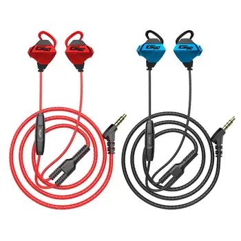 

In-ear wired gaming headset for esports headphone phones with microphone noise reduction Xbox Gamer PS4 new PUBG
