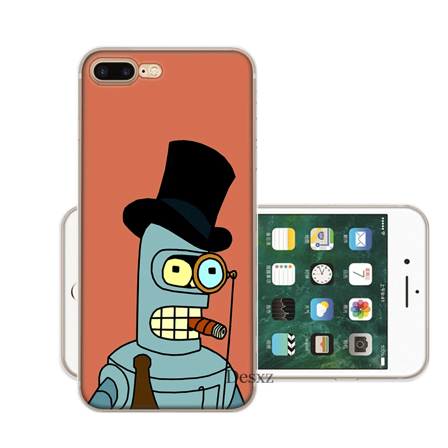 H1 Чехол для мобильного телефона iPhone Apple XR X XS Max 6 6s 7 8 P Lus 5 5S SE Shell Futurama Bender Cool защита Мода - Цвет: H1