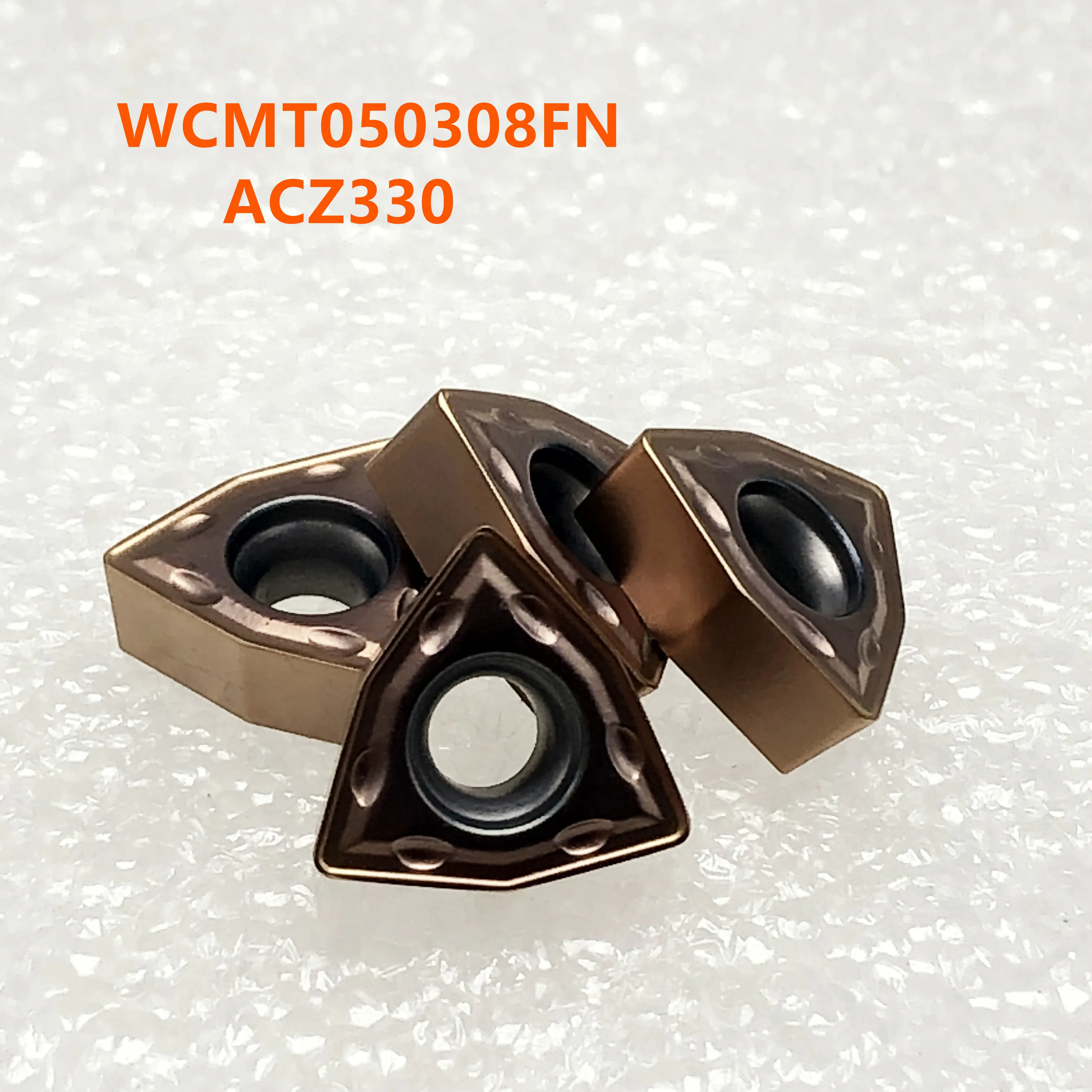 U сверлильный токарный инструмент WCMT050308FN ACZ330 высококачественный твердосплавный инструмент токарный инструмент WCMT050308 аксессуары для ЧПУ фреза