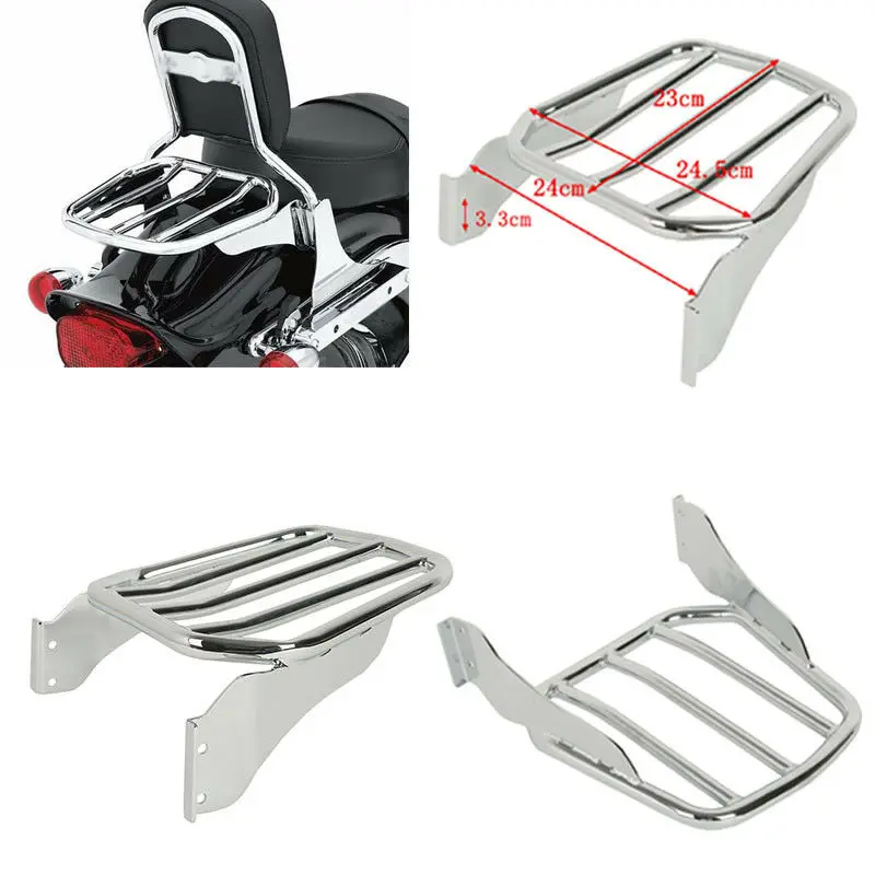 Спортивный багажный стеллаж для мотоциклистов Harley Fat Boy Softail Standard Springer Custom FLST FXST