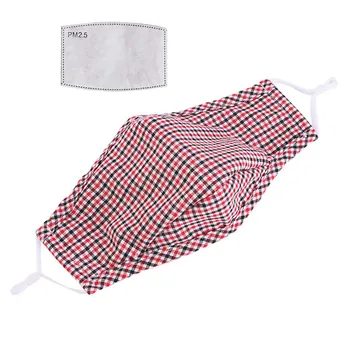 

Masque Lavable Dust Mask Fashion PM2.5 Washable Reusable Cotton Face Mask With 1 Filter Outdoor Breathable Printing Mouth Mask