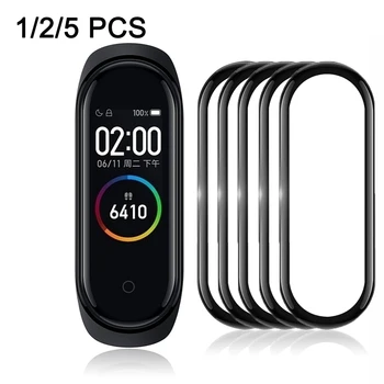 

Film For Xiaomi Mi Band 4 Protector Soft Glass For Miband 4 Film Full Cover Screen Protection Case Protective Smart Accessories