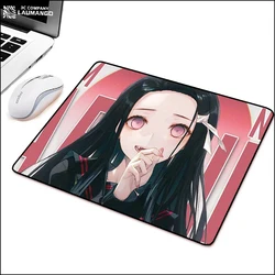 Almofadas de mesa demon slayer kimetsu não yaiba tapete de jogo anime mouse pad grande mousepad jogos acessórios do computador tapetes diy cs go