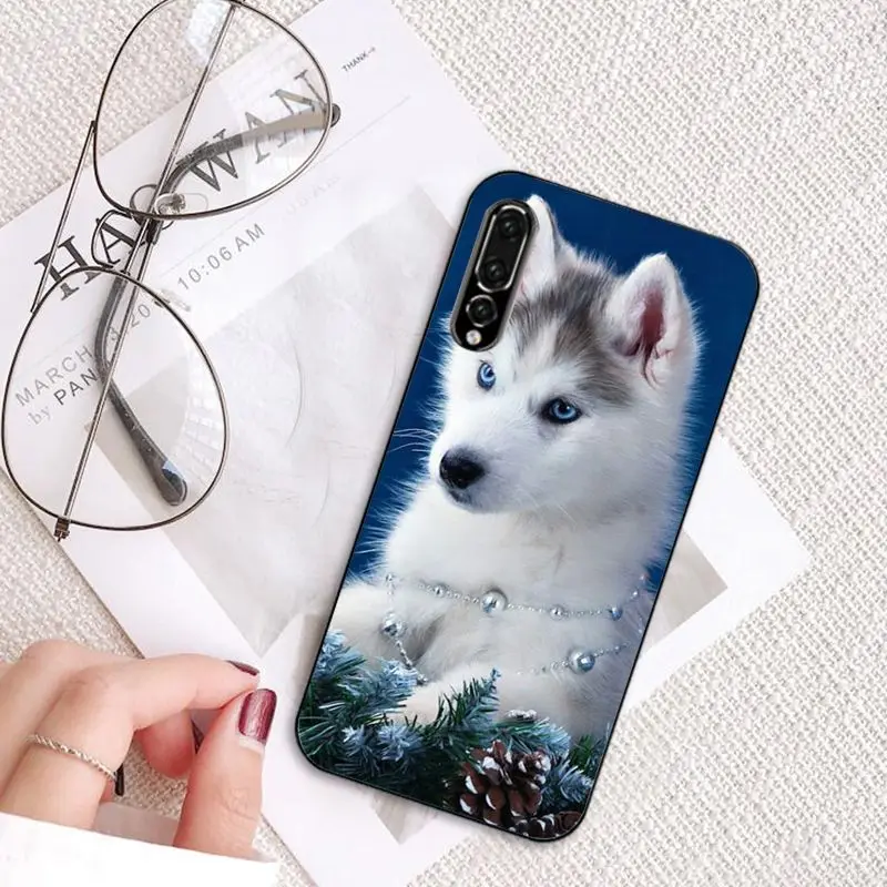 MaiYaCa животных Собака Хаски чехол для телефона для huawei P20 P30 P20Pro P20Lite P30Lite PSmart P10 9Lite