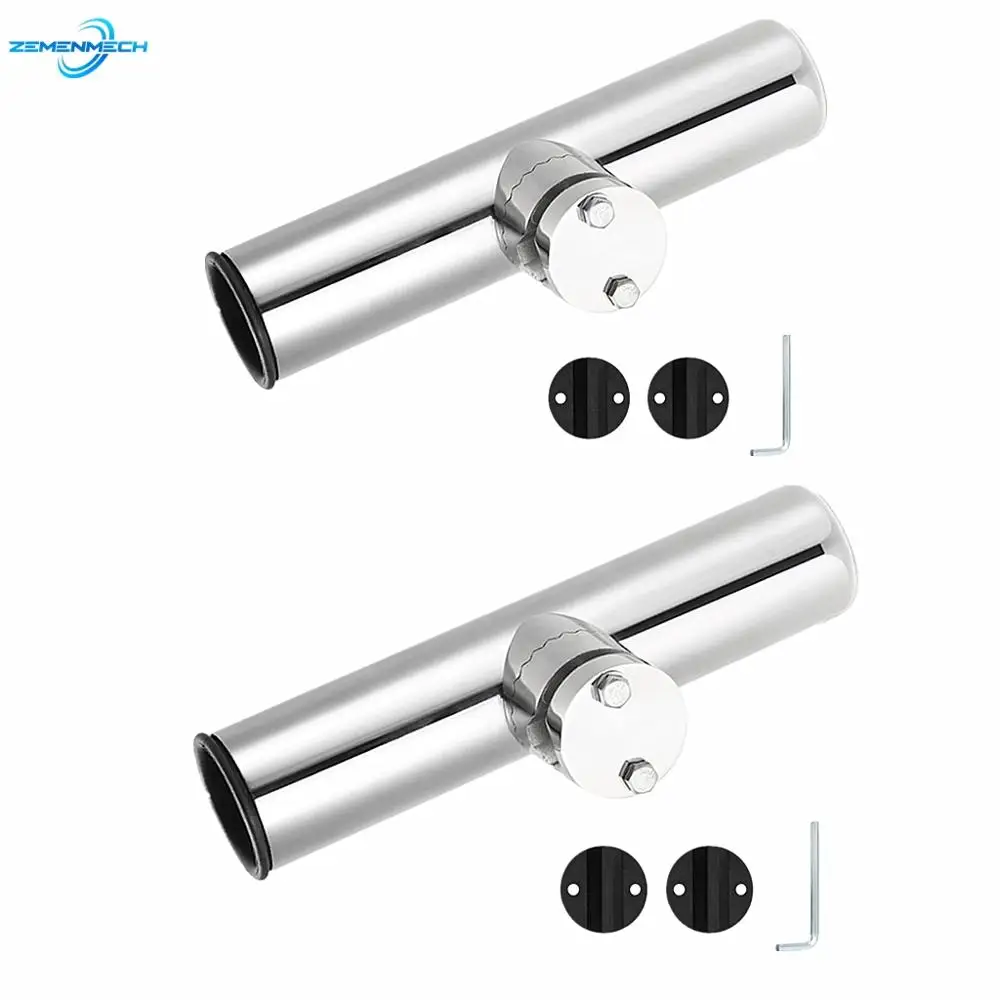 2pcs Fishing Rod Holder for Boat Yacht Marine 316 Stainless Steel Rod Pole Rest 
