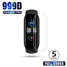 

5 Pieces Full Screen Protector for Amazfit Band 5 (Not Glass) for Amazfit Band 5 Screen Protector Hydrogel Film Foil