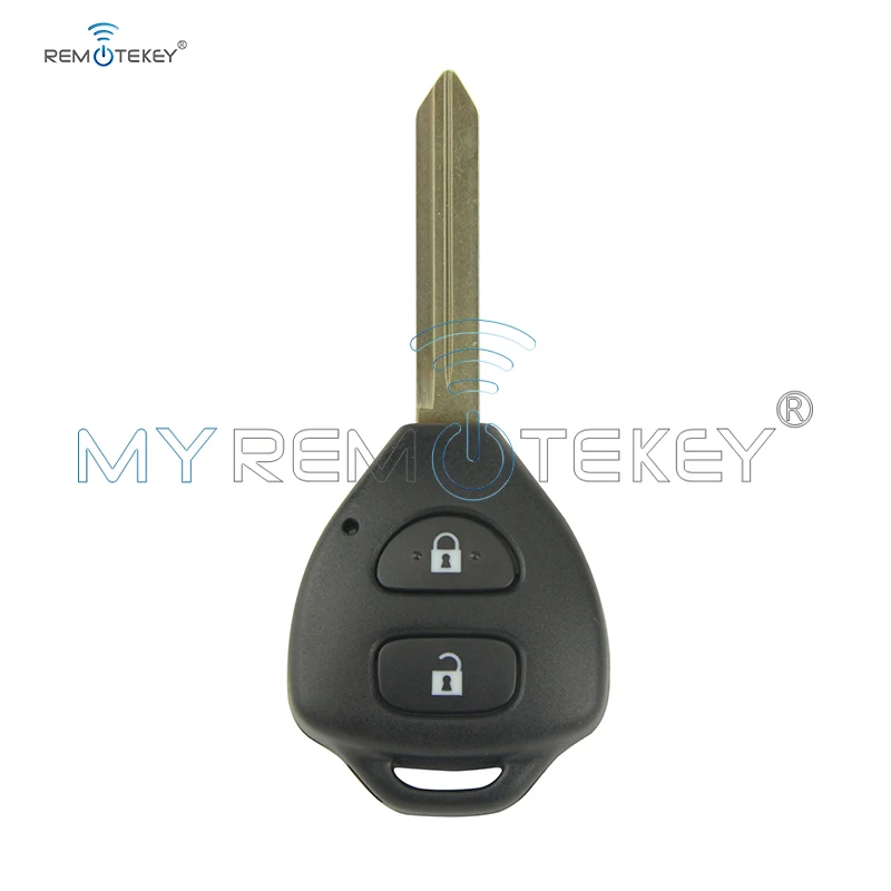 Дистанционный ключ Remtekey для Toyota Auris Corolla Verso Yaris 2 кнопки 434 МГц Toy47 с чипом 4D67 2009 2010