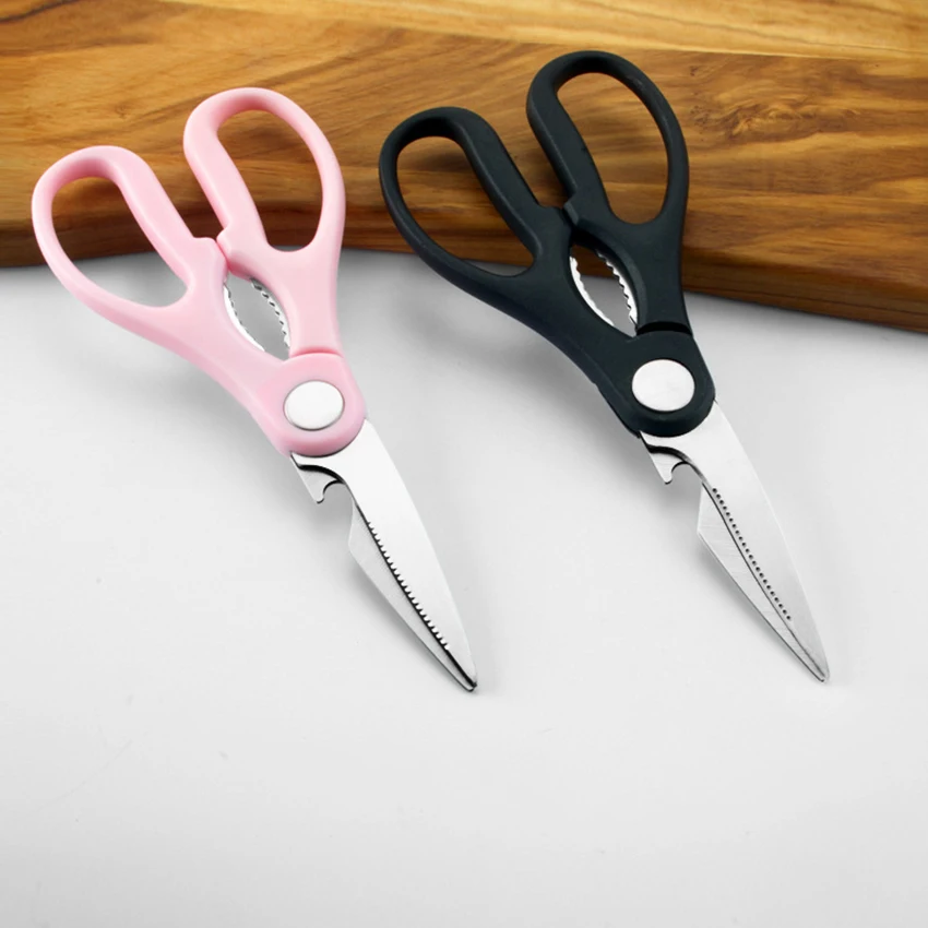 Kitchen Scissors Made with Food-Grade Stainless Steel, Meat Shears Bottle Opener, Poultry Shears for Bone, Chicken, Meat, Fish 3