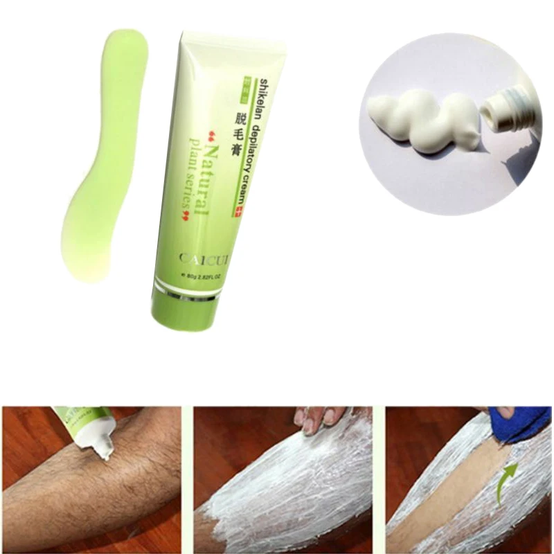 80g Painless Depilatory Body Leg Armpit Hair Removal Cream Body Hair Removal Tool for Women Men Gentle Not Stimulating
