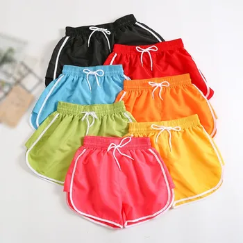 

Summer Women High Waisted Sports Runing Shorts Shorts Sexy Fitness Elastic Quick Dry Wide Leg Jogging Shorts