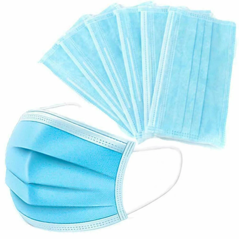 

50PCS Disposable Anti-dust Safe Breathable Face Mask Dust Ear Loop Face Mouth Masks Respirator Protective Mask For Men and woman