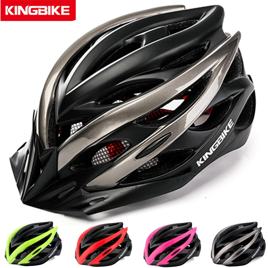 Шлем велосипедный KINGBIKE для мужчин и женщин 230 г с козырьком|Велосипедный шлем| |