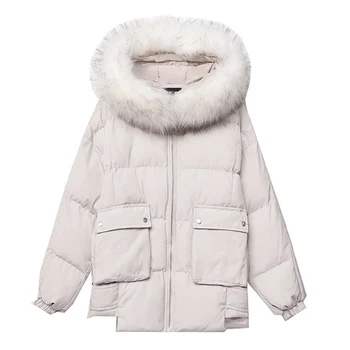 

Winter Jacket Women 2019 Female Short Cotton Parka Mujer Coat Women Fake Fur Collar Warm Woman Parka Outerwear Jacket Coat