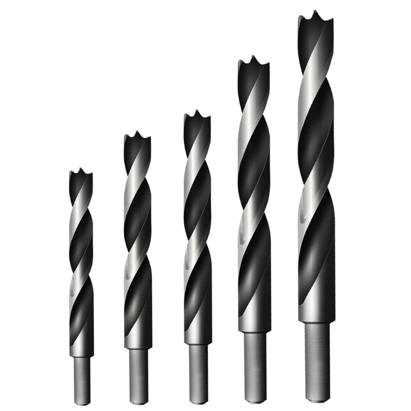 

5pcs High-carbon Steel Drill Bit Woodworking Drilling Tool for Electric Drill