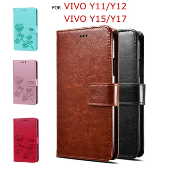 Перейти на Алиэкспресс и купить Чехол из искусственной кожи для Vivo Y15 Y11, откидной Чехол-бумажник для Vivo Y12 Y17 с 3D рисунком, премиумчехол, защитный чехол для экрана телефона