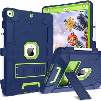 

IPad 10.2 2019 Case IPad 7th Generation Case Kickstand Heavy Duty 3 In 1 High Impact Full-Body Shockproof Protective