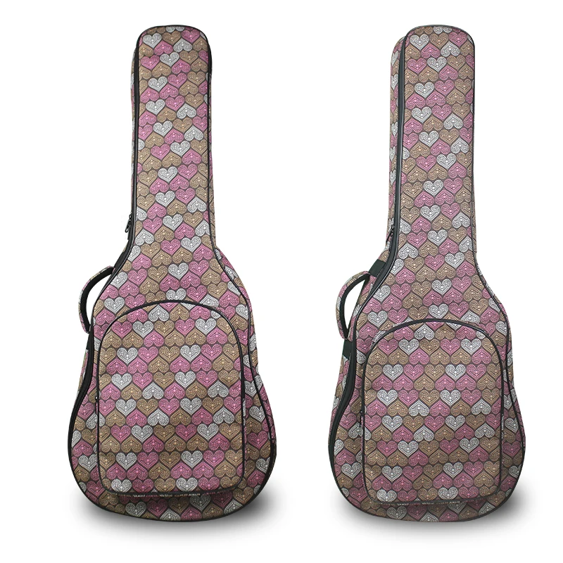 Guitar Case 36/41 Inch 900D Waterproof Oxford Fabric Classical Guitar Bag 6/12 MM Cotton Double Straps Padded Backpack guitar bag