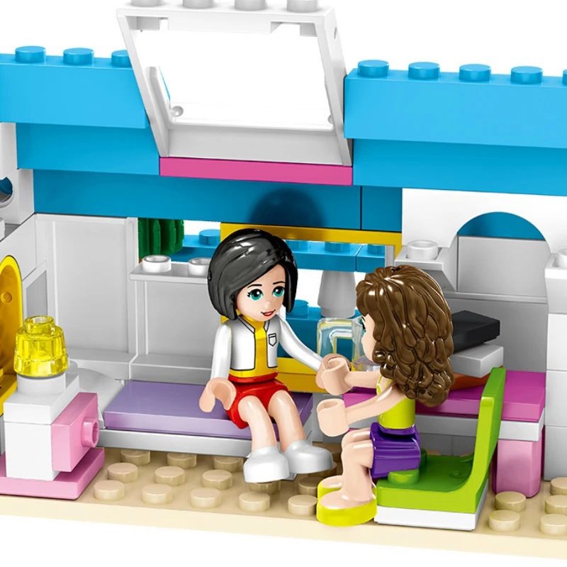 Kaufen Freunde Serie Pop Stern Haus Bausteine Mit Figuren Strand