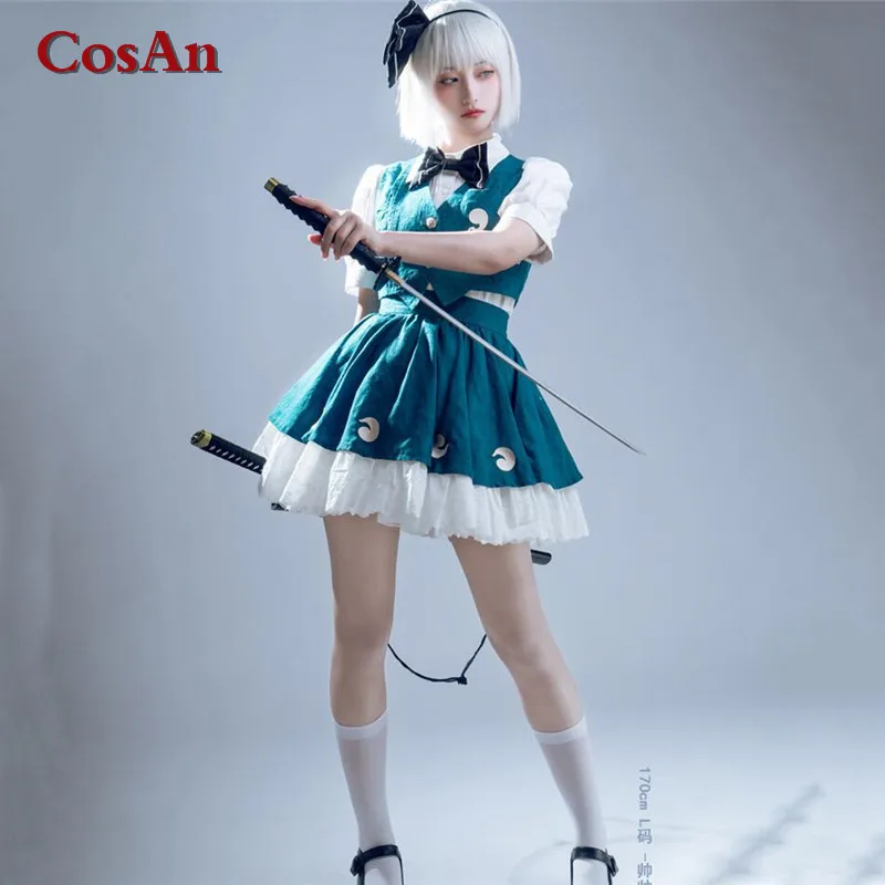 Костюм для косплея Konpaku Youmu из популярной игры Touhou Project 2 цвета Милая юбка