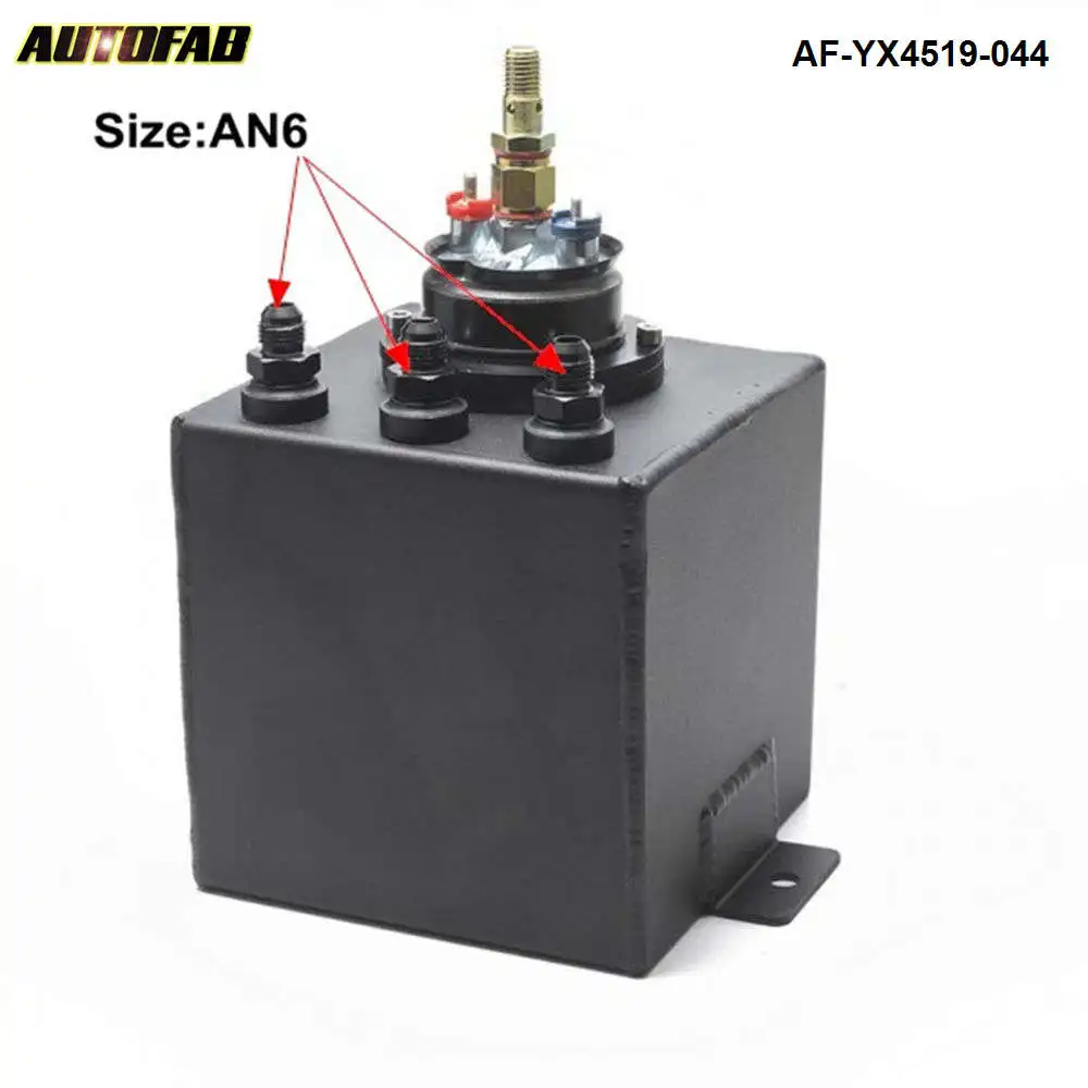 Универсальный алюминиевый топливный бак 2 л/Топливный элемент/Топливный с