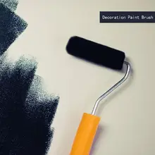 Стены тиснение роликовые кисти краска ing ролик с ручкой DIY зернистый Рисунок Краски поставки для украшения стен дома