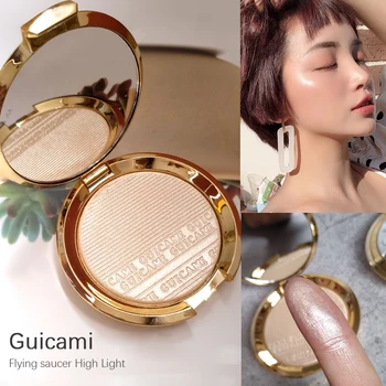 

Flying Saucer Face Makeup Moonlight Highlighter Palette Powder Bronzer Face Contour Highlight Facial Highlighter Brighten Skin