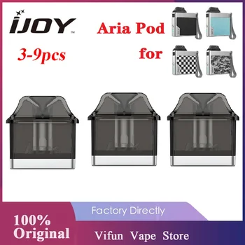 

3pcs 9pcs Original IJOY Aria Pod 3ml Capacity Vape Pod with 0.6ohm/1.0ohm Coil for IJOY Aria Kit E-cigarette Atomizer Cartridge