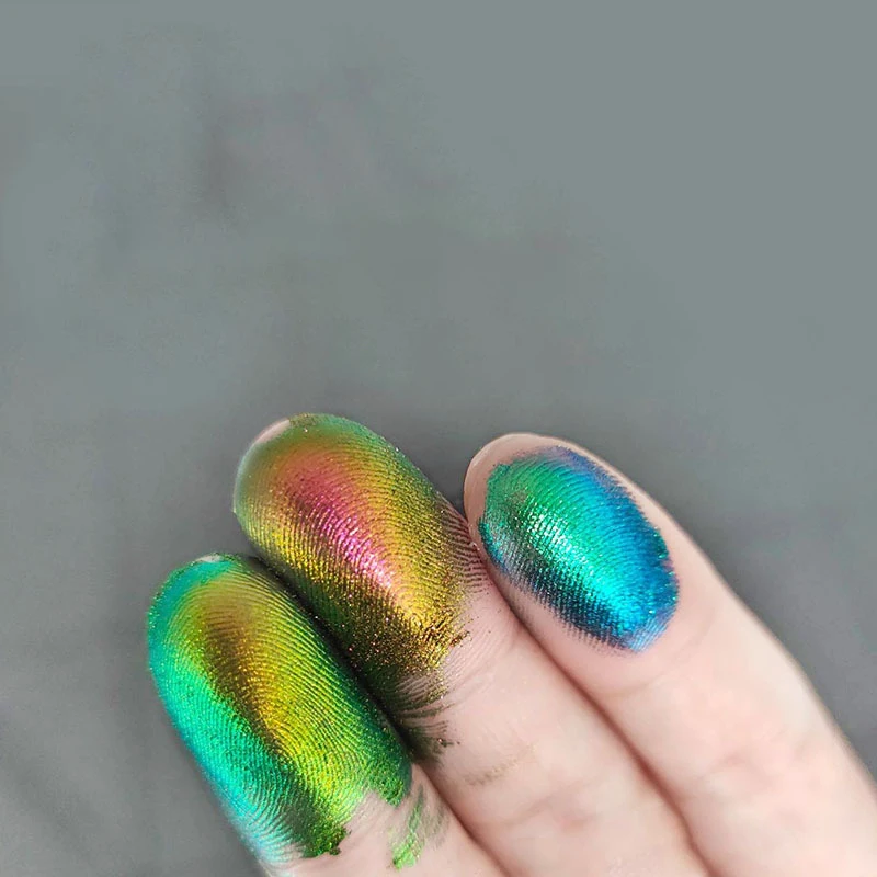 Pigments Caméléons Arc-en-ciel - 5 Couleurs Effet Miroir Pour Résine Epoxy