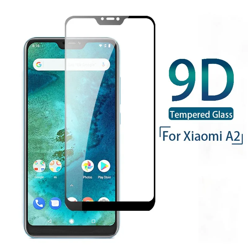 9D для Xiaomi mi A2 закаленное стекло Lite защитное Xio Ksio Xaio a2 A 2 A2lite 6X5 84