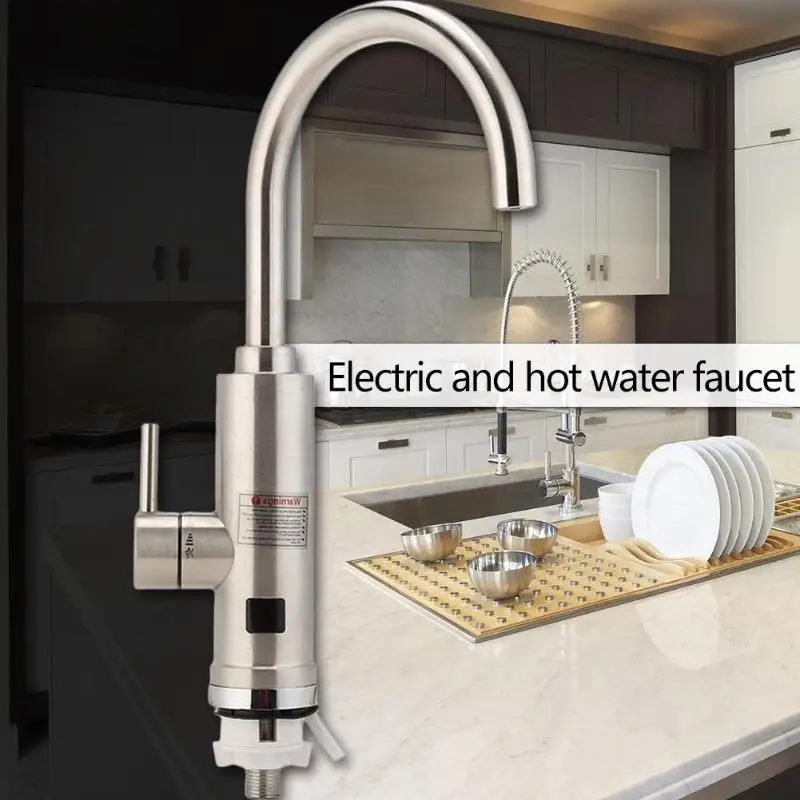 3000W LED Electric Hot Tap Digital Display Instant Heating Low Power Consumption High Efficiency Water Heater Faucet