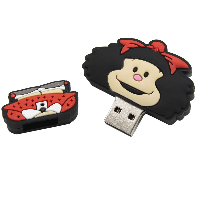 Новый usb флеш накопитель TEXT ME в виде головы дьявола русалки 4 ГБ 8 16 32 64 флэш для