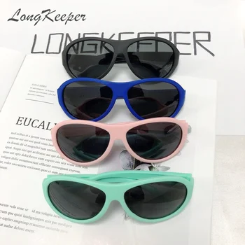 

LongKeeper 2020 Oval Kids Sunglasses Polarized Boys Girls Children Sun Glasses TR90 Safety Baby Shades Eyewear UV400 Okulary