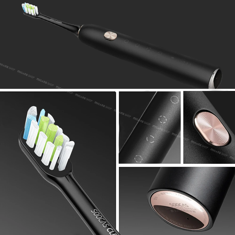 Xiaomi Mijia SOOCAS X3 X1 звуковая электрическая зубная щетка Ультра звуковая Автоматическая обновленная зубная щетка Беспроводная заряжаемая водонепроницаемая