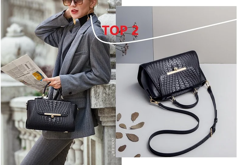 High quality Cow Bag Female luxury Genuine leather bags women ZOOLER brand handbag designer tote bag bolsa feminina#MH203