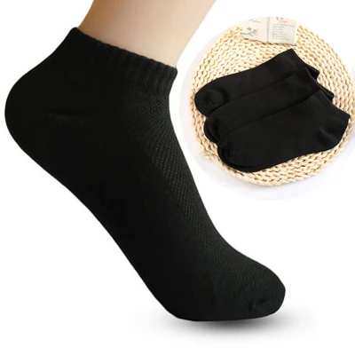 12pcs/6pair Women Socks Heart Dot Solid Cute Socks Short Woman Socks Slippers Cotton Blends Low Cut Ankle Boat Socks Summer Black