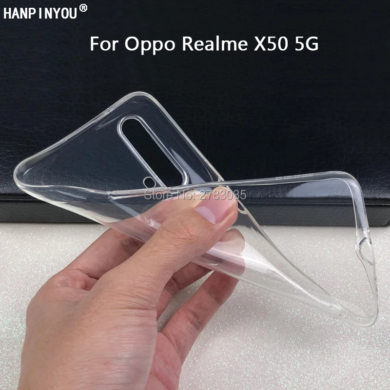 Для Oppo Realme X50 5G 6 57 &quotтонкий кристально прозрачный мягкий ТПУ чехол для задней