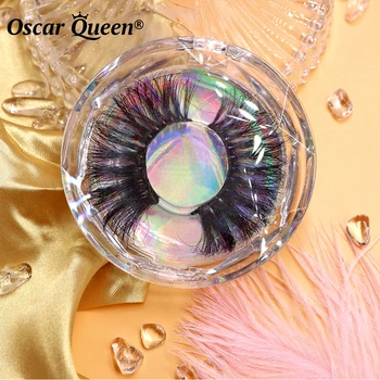 

Wholesale Beauty Mink Eyelash 25mm Free Shipping Dramatic Mink Lashes Design Label/Logo Mink Eyelash 3D/5D Long False Eyelashes