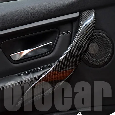 고품질 광택 탄소 섬유 교체 도어 핸들, BMW F80 M3 및 F82 F83 M4 및 3er F30 F31 F34 4er F32 F33 F36