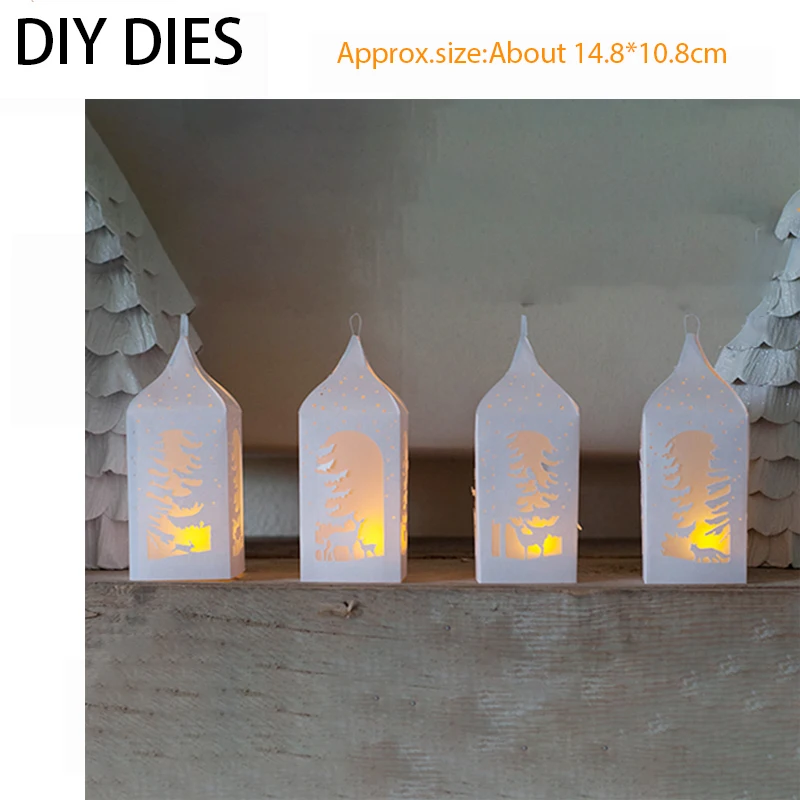 

DIY DIES Metal Die Cutting Die Personality Lantern for DIY Scrapbook Decoration Embossing Supplier Hand Die Cutting 2019