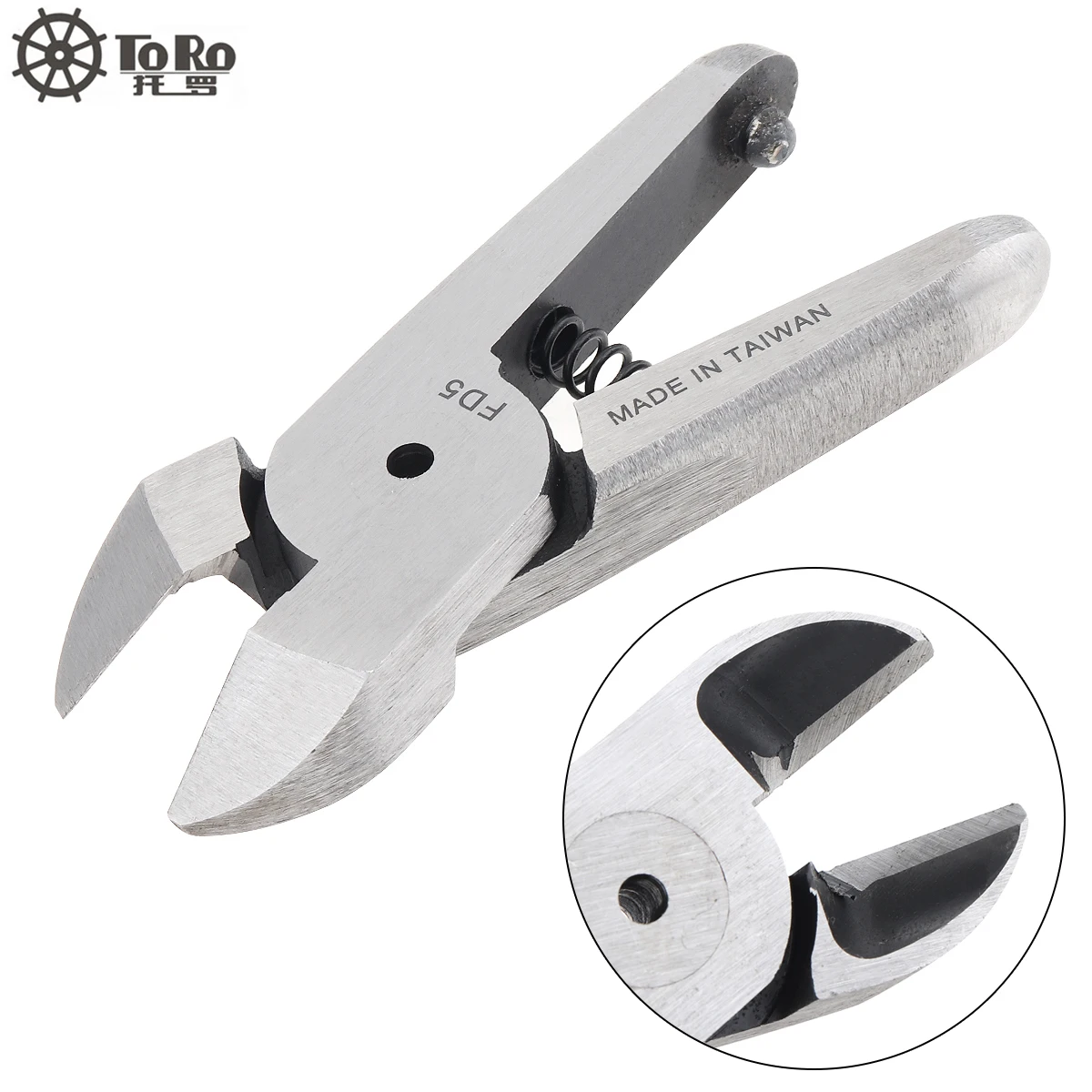 

FD5 Stainless Steel HS-20K Pneumatic Tools Air Scissors Head Nippers Blade for 2mm Iron Wire 2.8mm Copper Wire 5.5mm Plastic